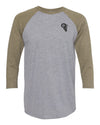 Raglan Military Green / Heather Grey T-Shirt