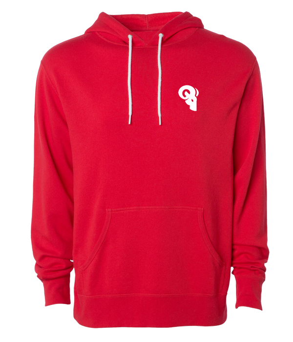 Red Lightweight Hoodie