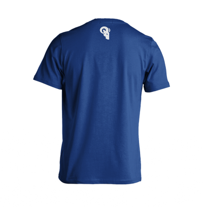 Royal Blue and White Logo T-Shirt
