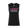 women's STRONGER THAN BEFORE muscle tank top