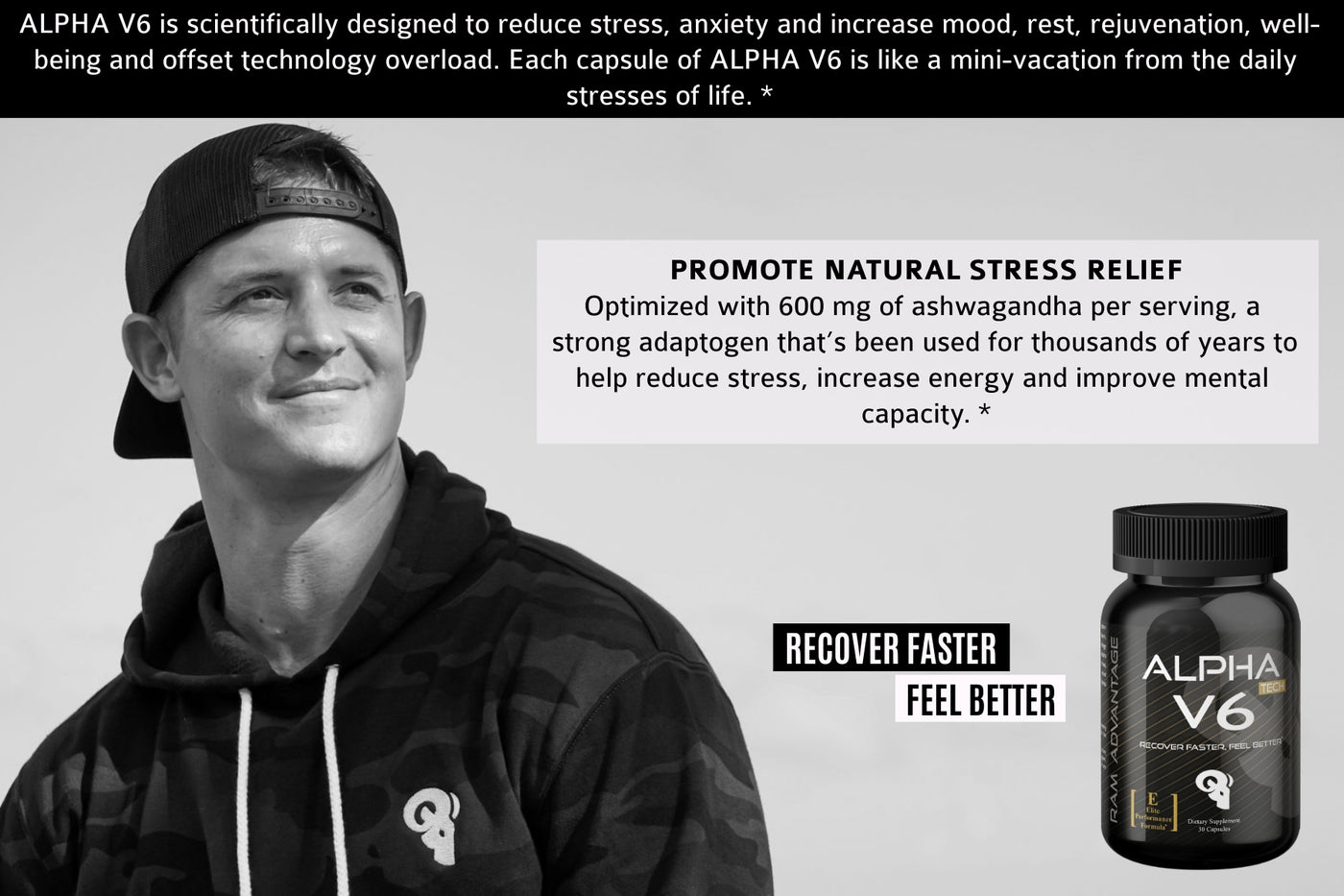 5-HTP ADVANCED FORMULA – Made up of a unique combination of all-natural vitamins, minerals and herbal extracts that work synergistically to support serotonin production, reduce stress and aid in sleep and recovery. * 