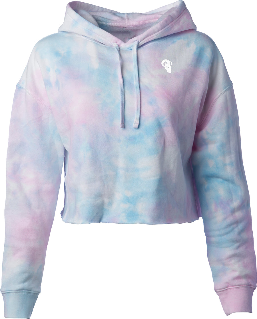 Tie Dye Crop Hoodie