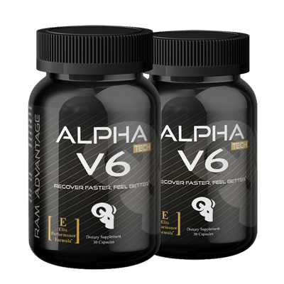 Each capsule of ALPHA V6 is a mini-vacation from the daily stresses of life.* Ingredients: Trans-Resveratrol, Ashwagandha, 5-HTP, Chamomile, Magnesium, B-6