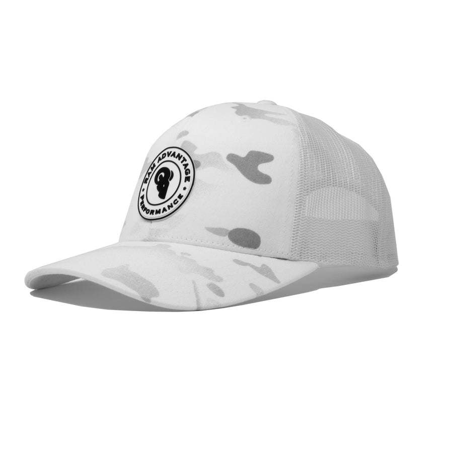Arctic Camo Patch Trucker / Snapback