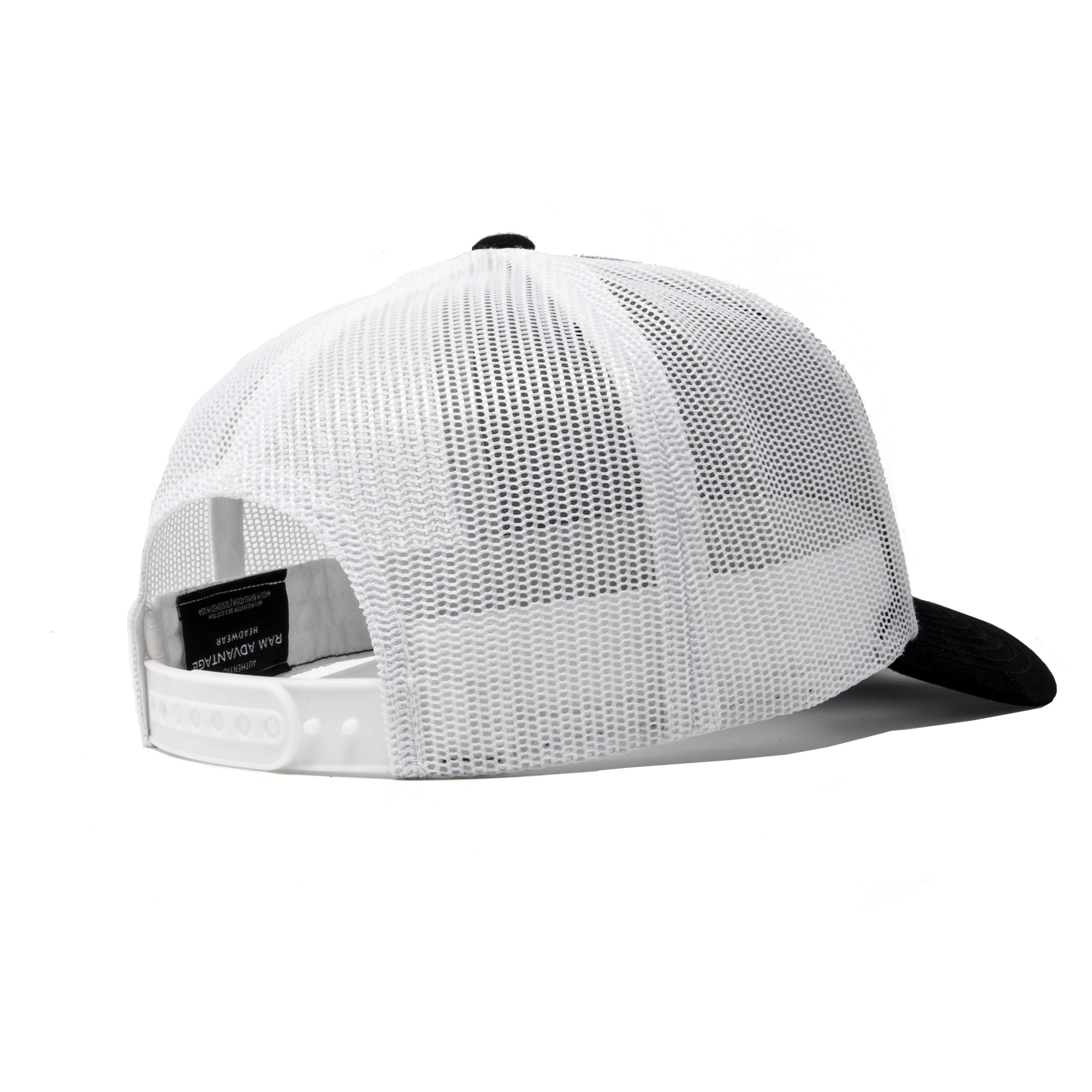 Retro Black White Patch Trucker / Snapback