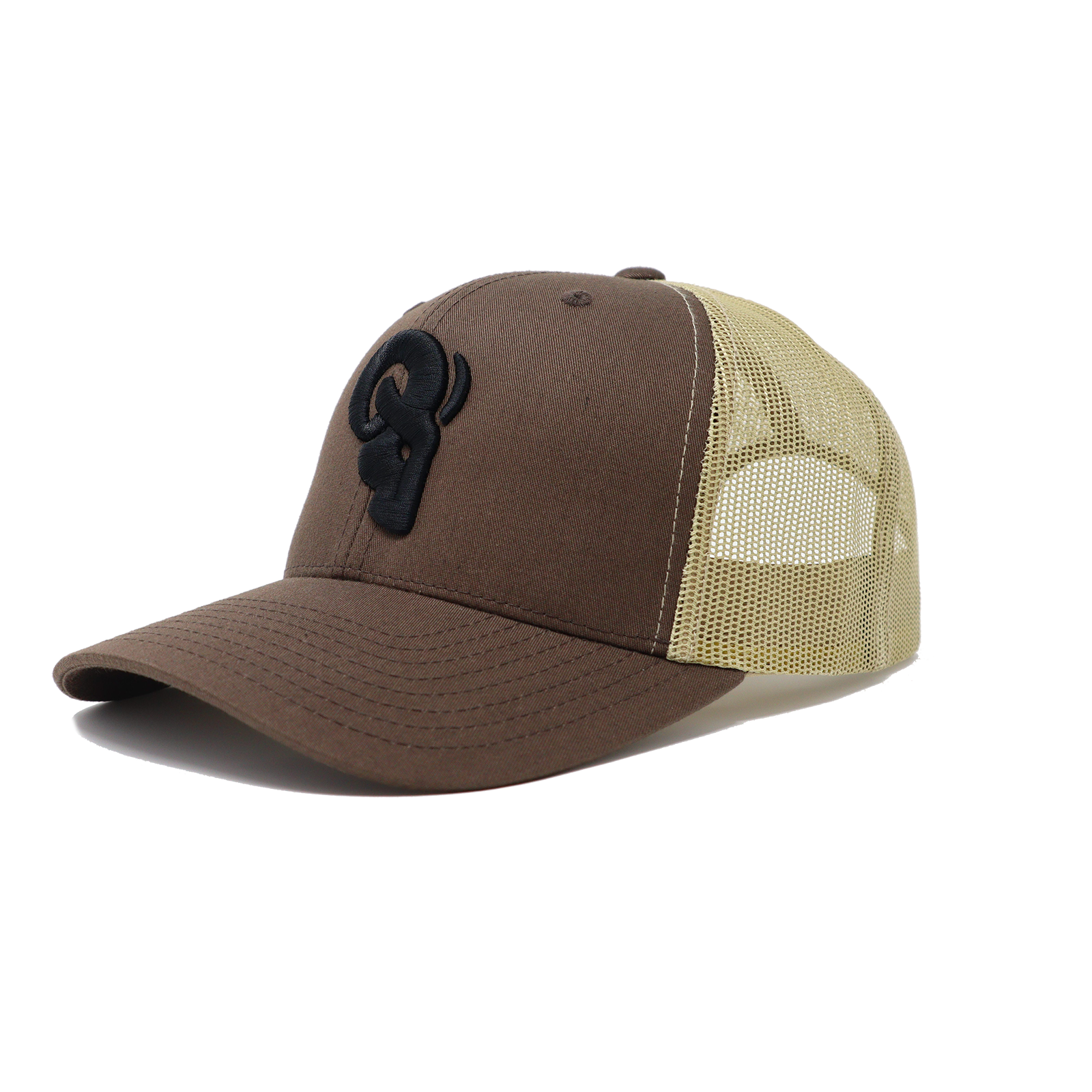 RAM Advantage® RAM ADVANTAGE premium COFFEE 3D embroidered TRUCKER HAT