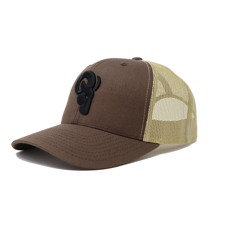 RAM Advantage® RAM ADVANTAGE premium COFFEE 3D embroidered TRUCKER HAT