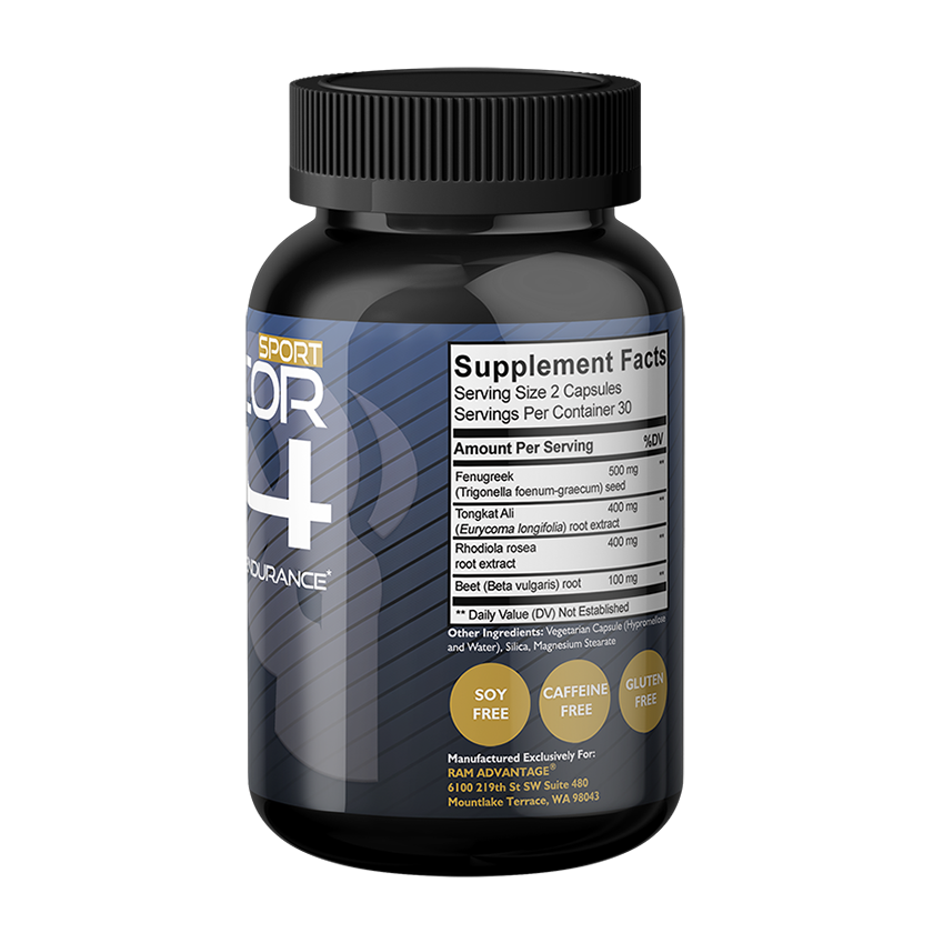 ENDRCOR X4 is for those who desire improved physical performance, stamina and improved body composition.* Ingredients: Fenugreek, Tongkat Ali, Rhodiola rosea, Beet root