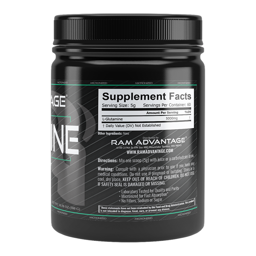 L - GLUTAMINE is an AMINO  ACID  found in foods, SUPPLEMENT and is the most abundant amino acid in the human body. It is involved in supporting immune function, HEALTHY GUT FLORA, fitness, bodybuilding and aiding in recovery and WORKOUTS.
