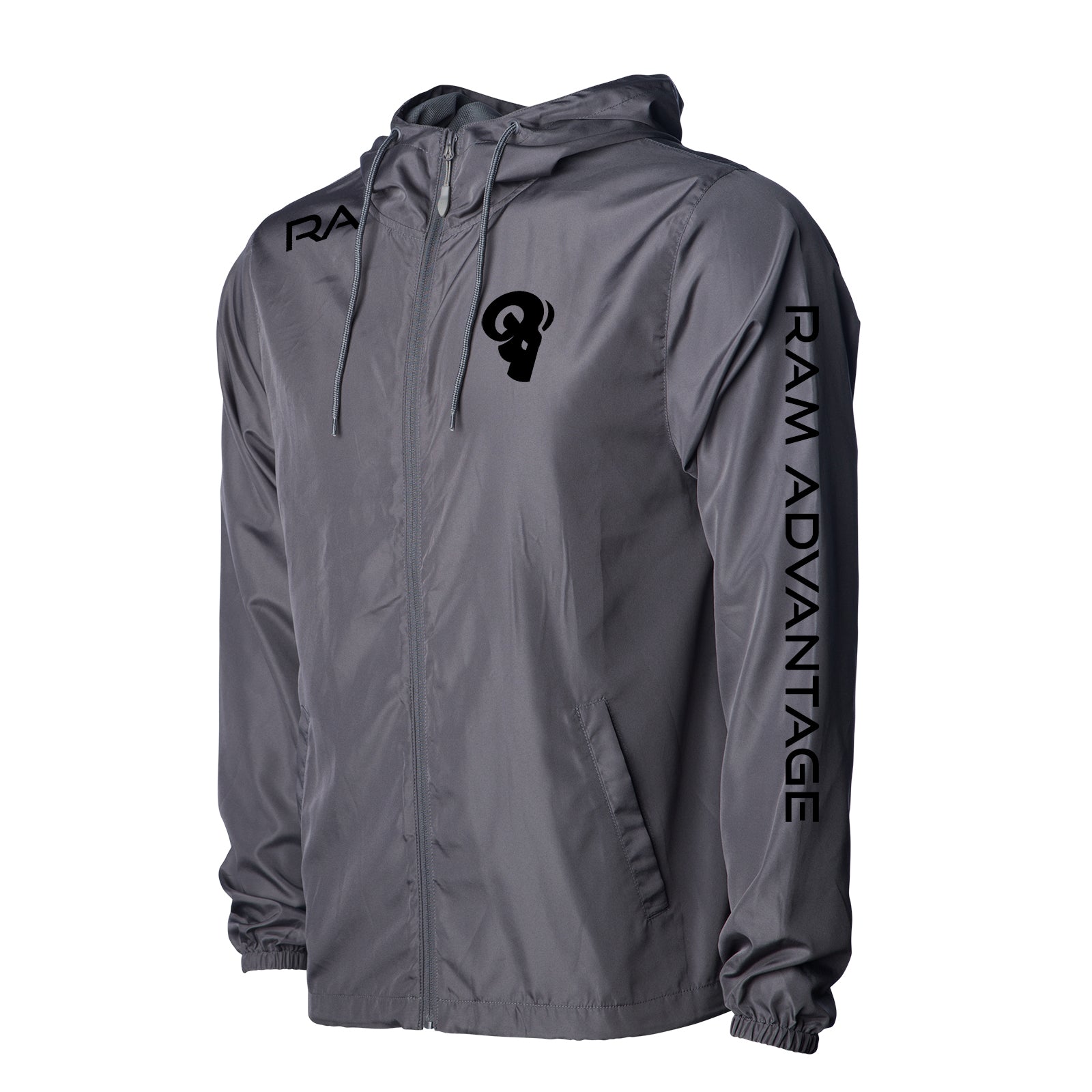 FULL ZIP RA WINDBREAKER - GRAPHITE