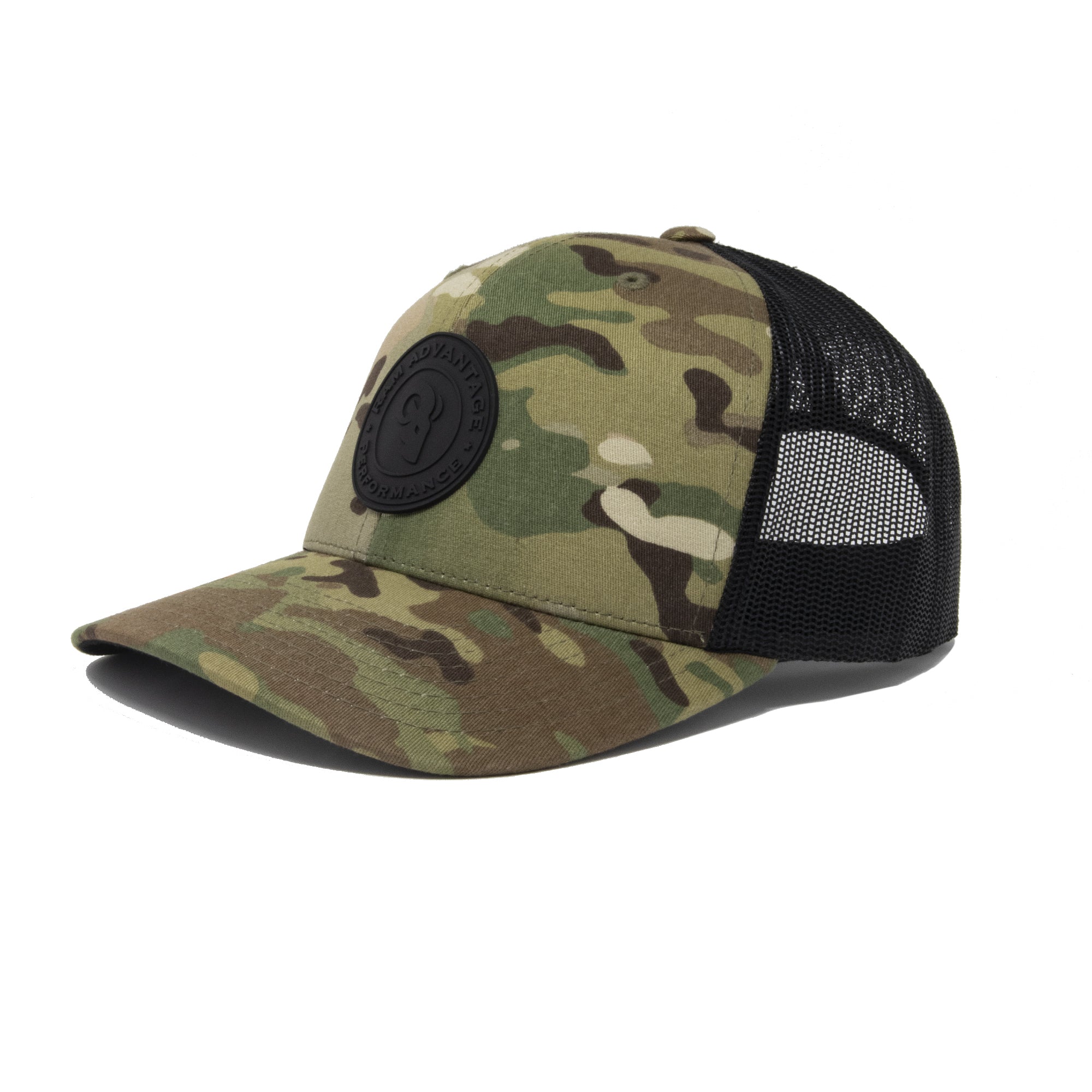 Green Camo Patch Trucker / Snapback