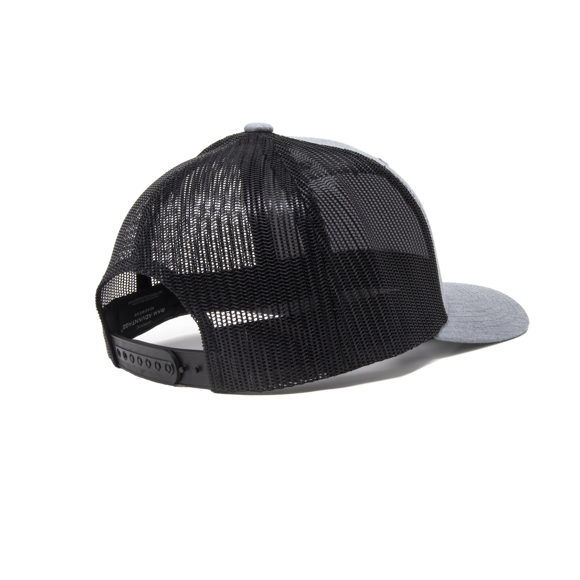 RA Sportsman Heather Grey Black Trucker / Snapback