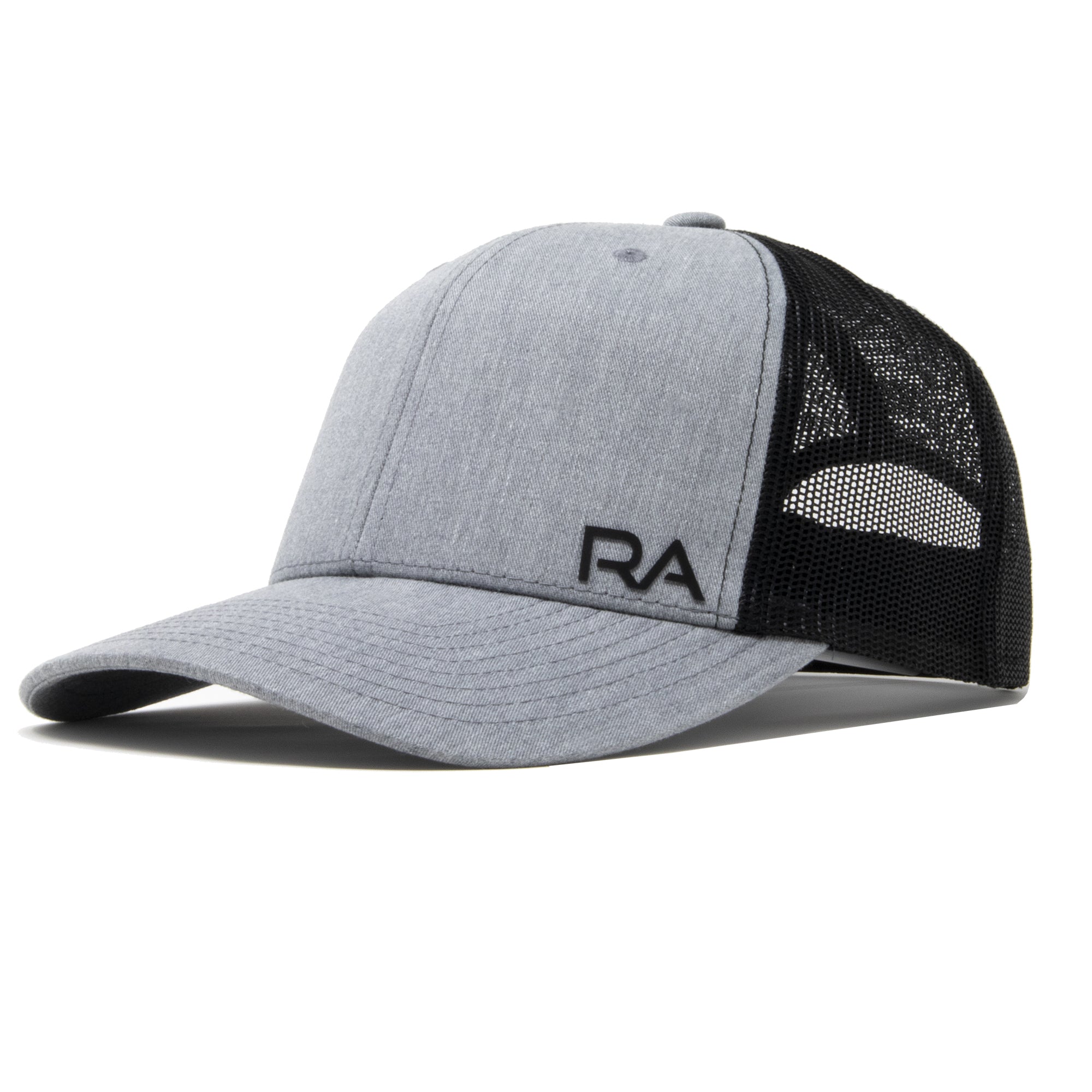 RA Sportsman Heather Grey Black Trucker / Snapback