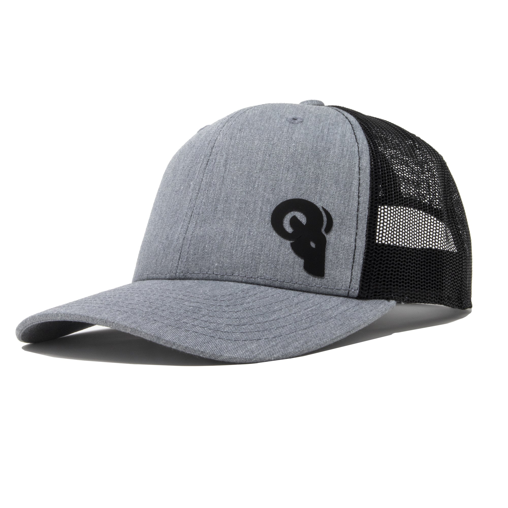 Sportsman Heather Grey Black Trucker / Snapback