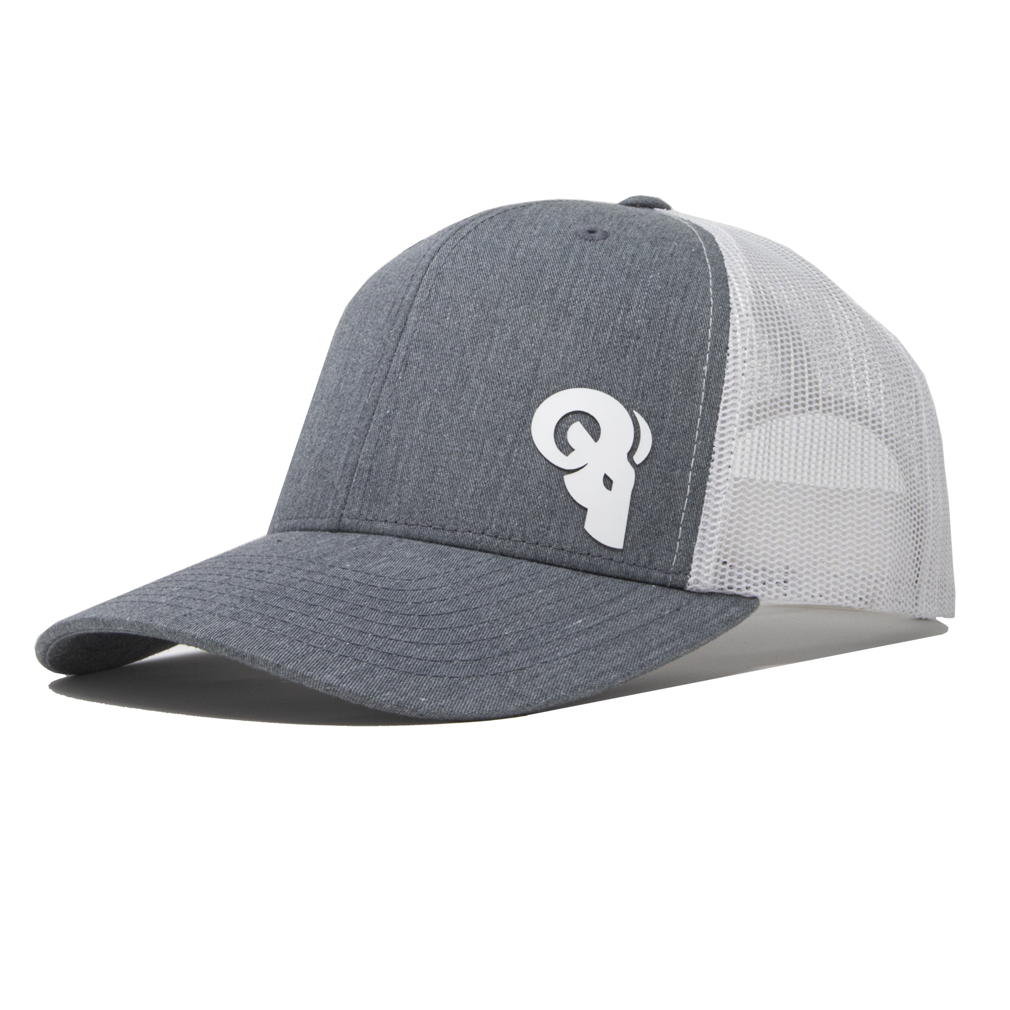 Sportsman Heather Grey White Trucker / Snapback
