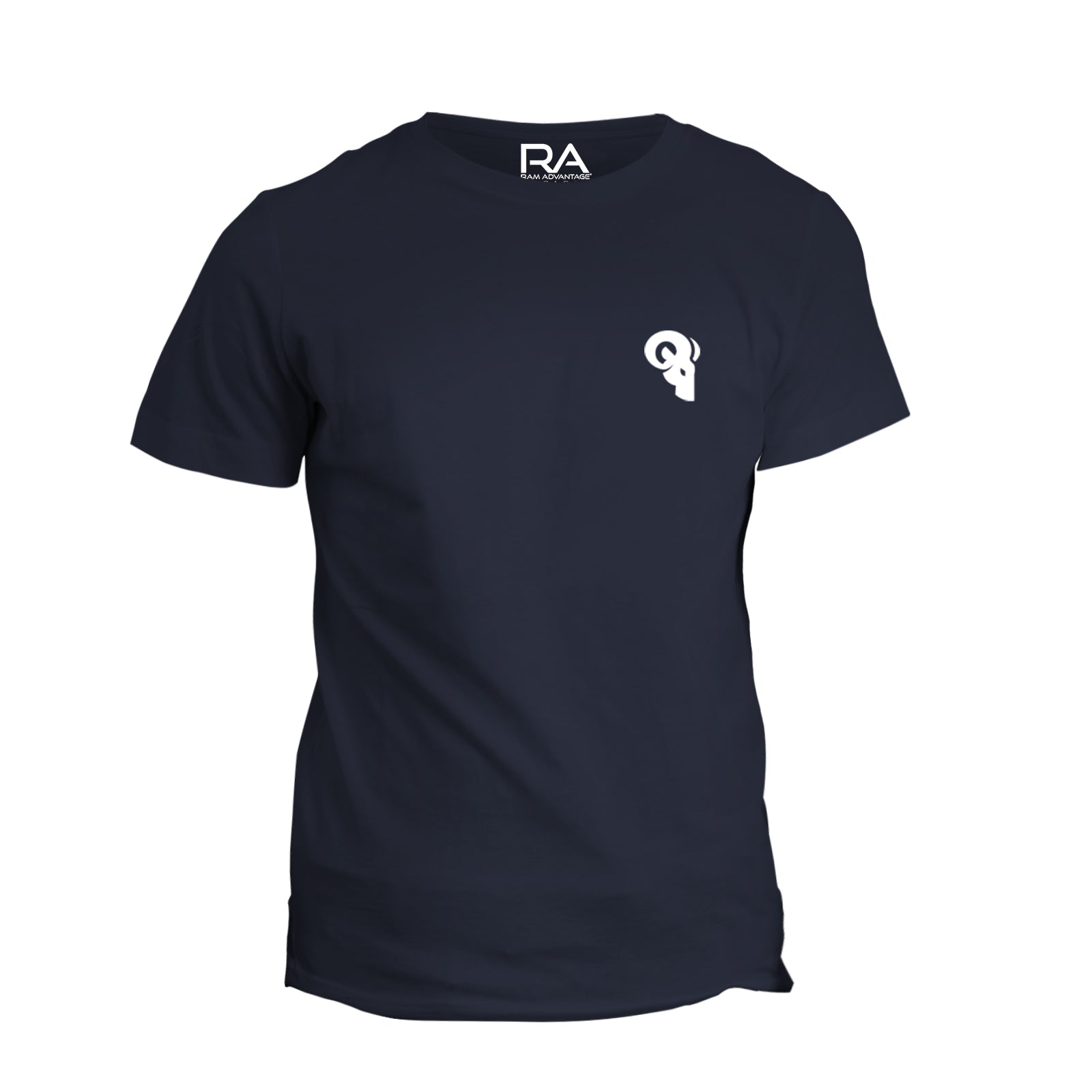 Everyday Basic Logo Shirt - Heather Navy / White