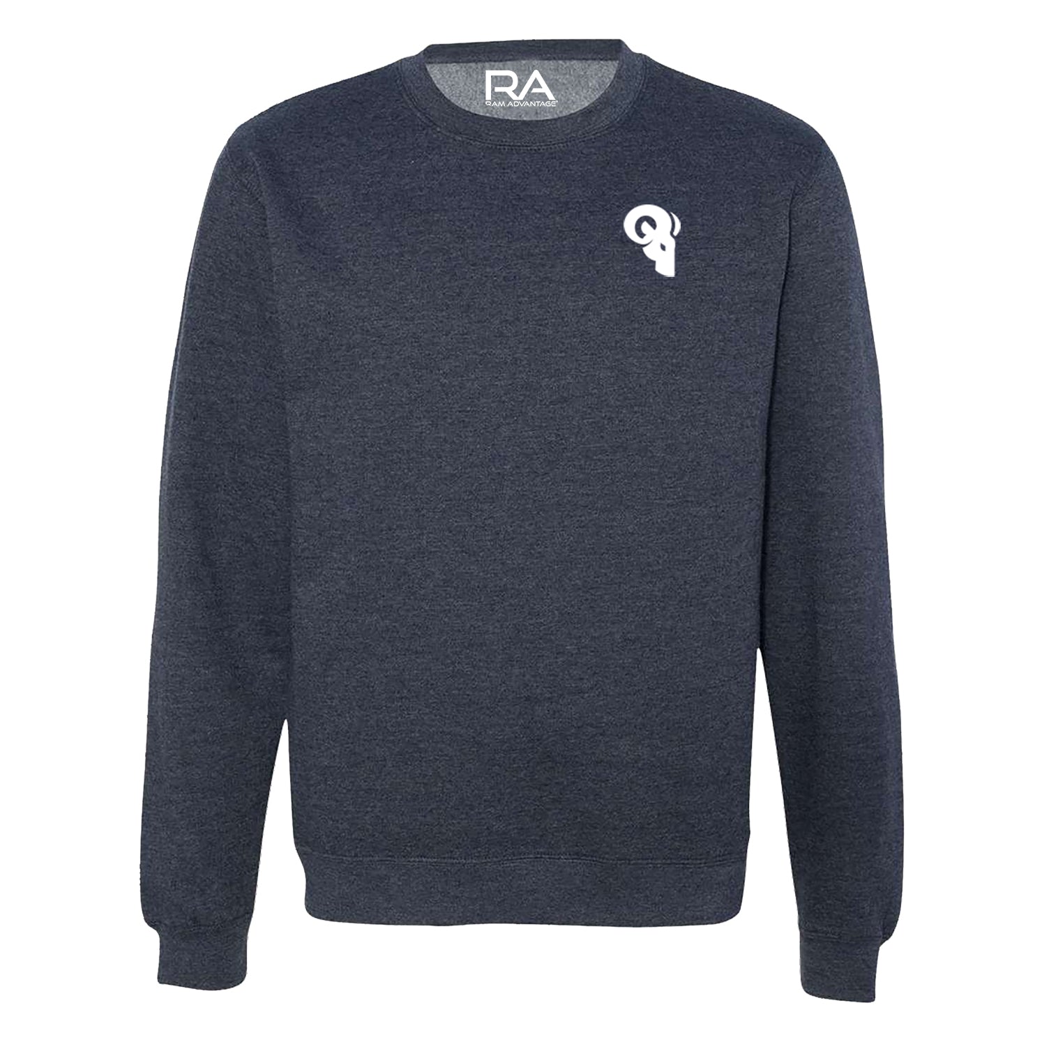 Navy Heather Crew Sweatshirt