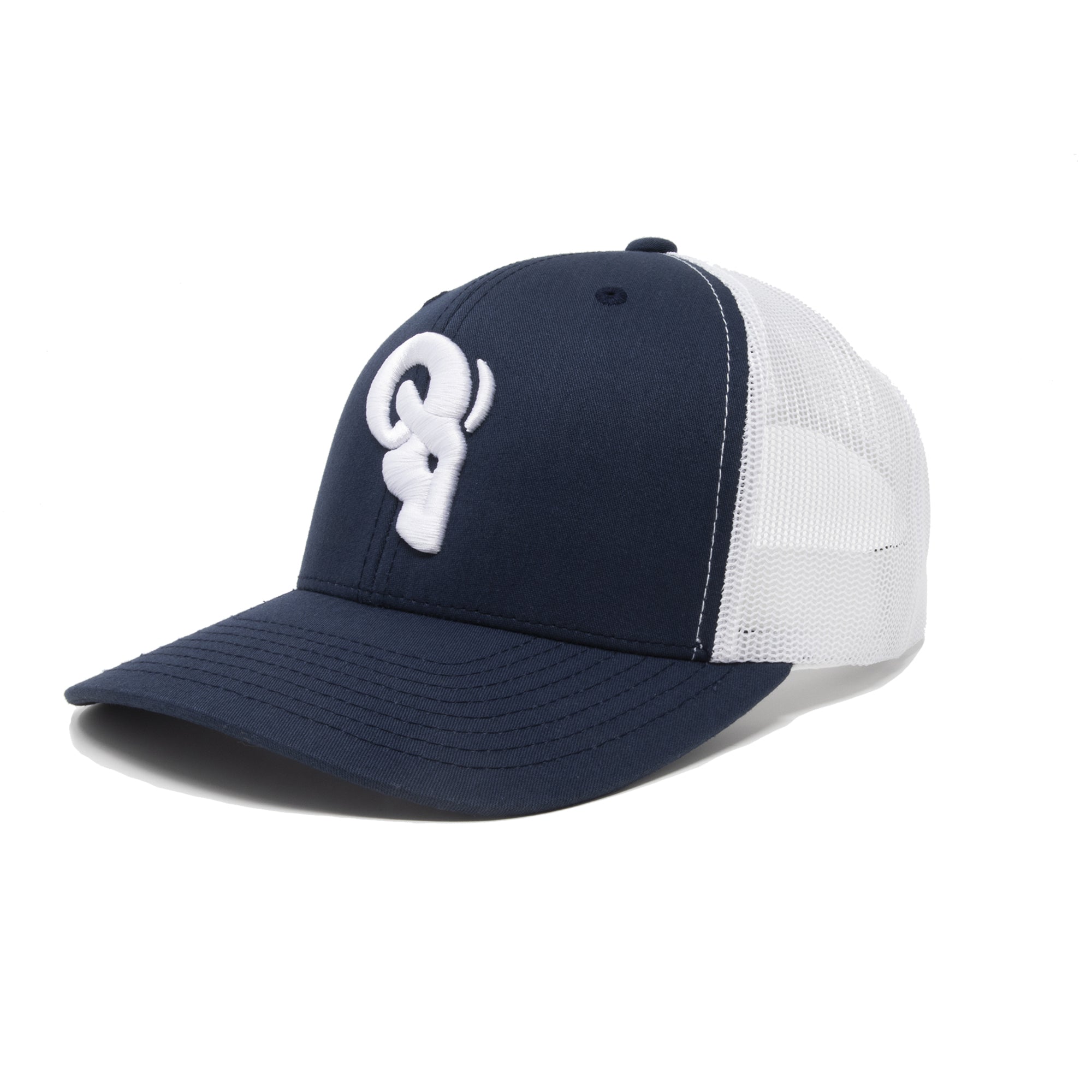 Navy White Trucker / Snapback