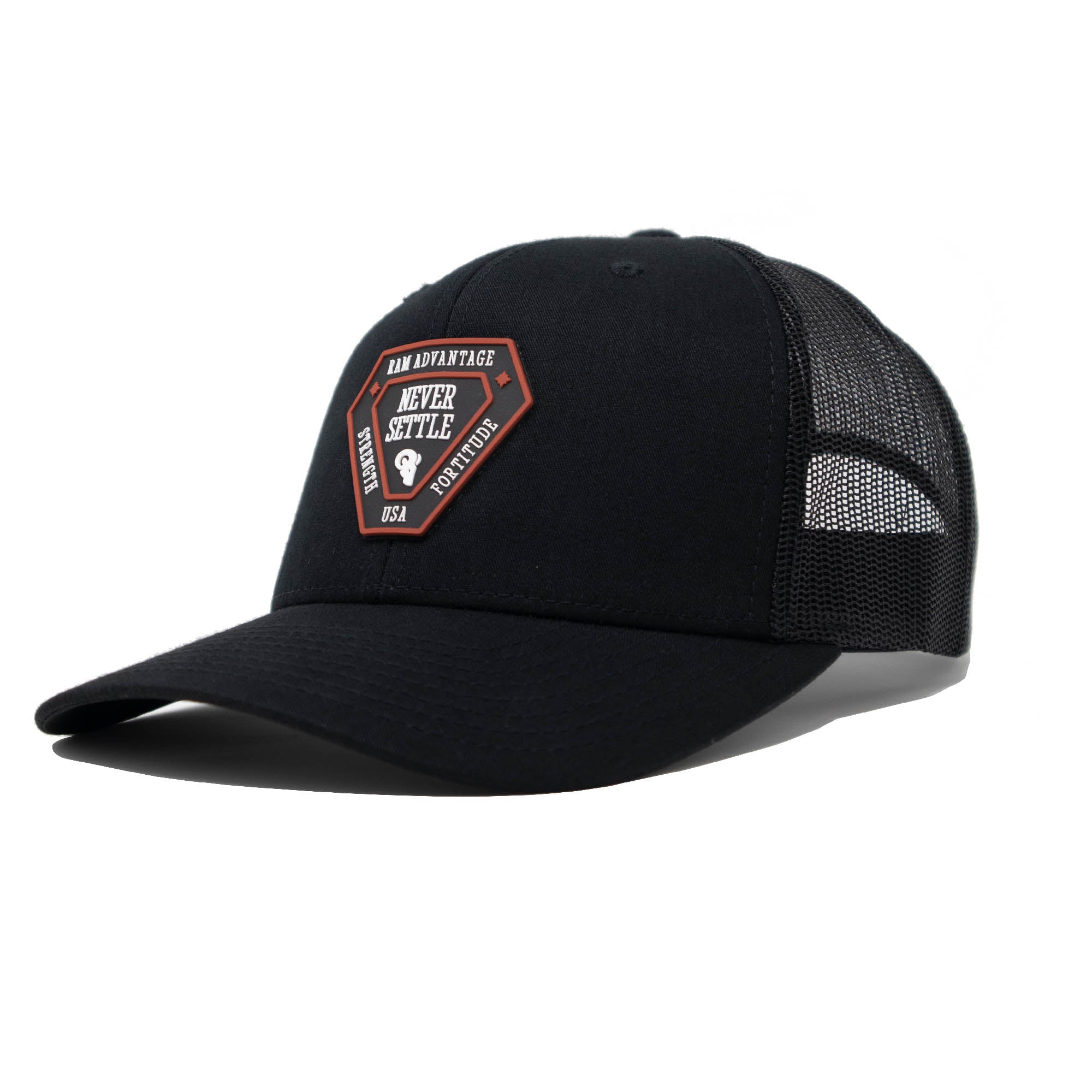 NEVER SETTLE Trucker Hat