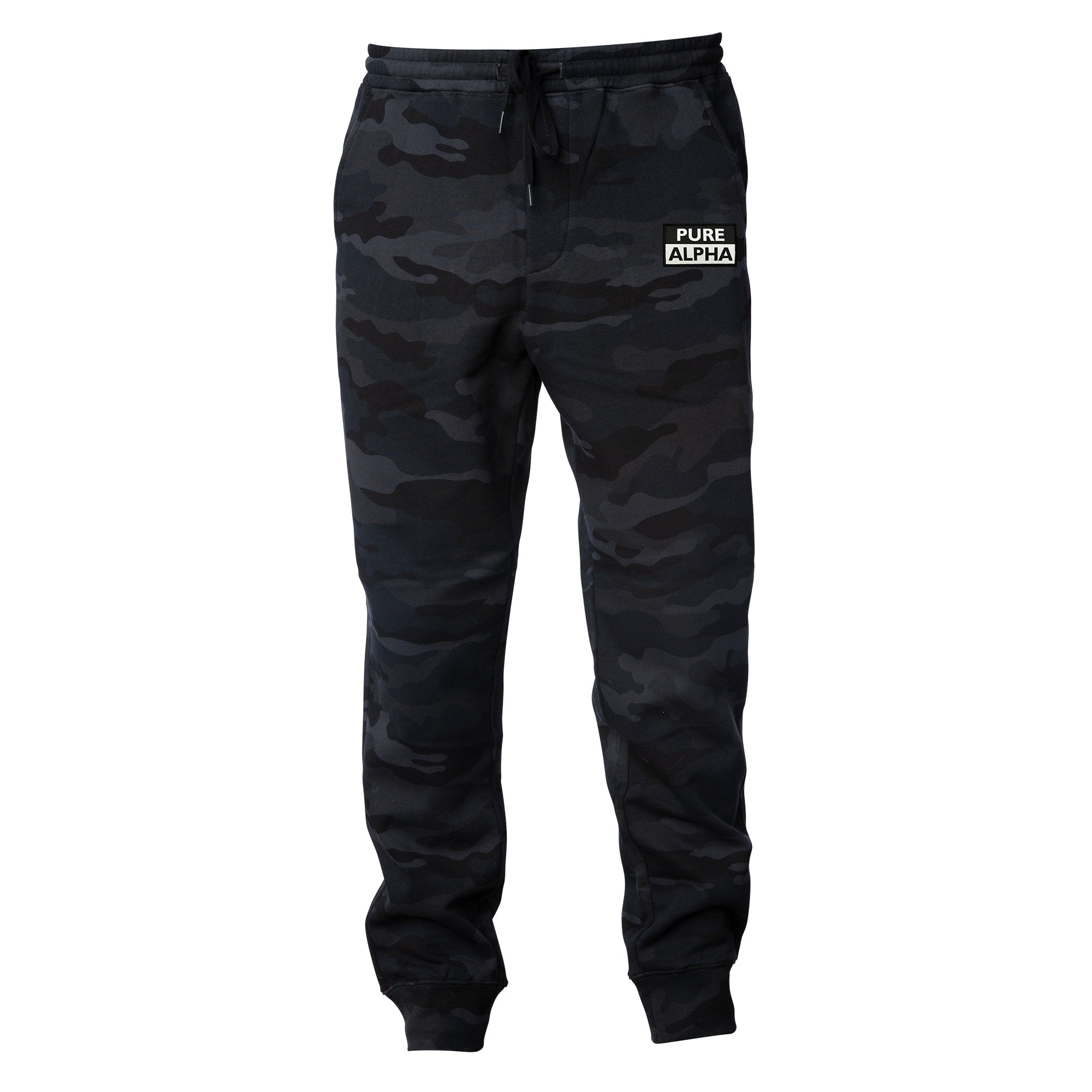PURE ALPHA Active Sport Joggers (Black Camo)