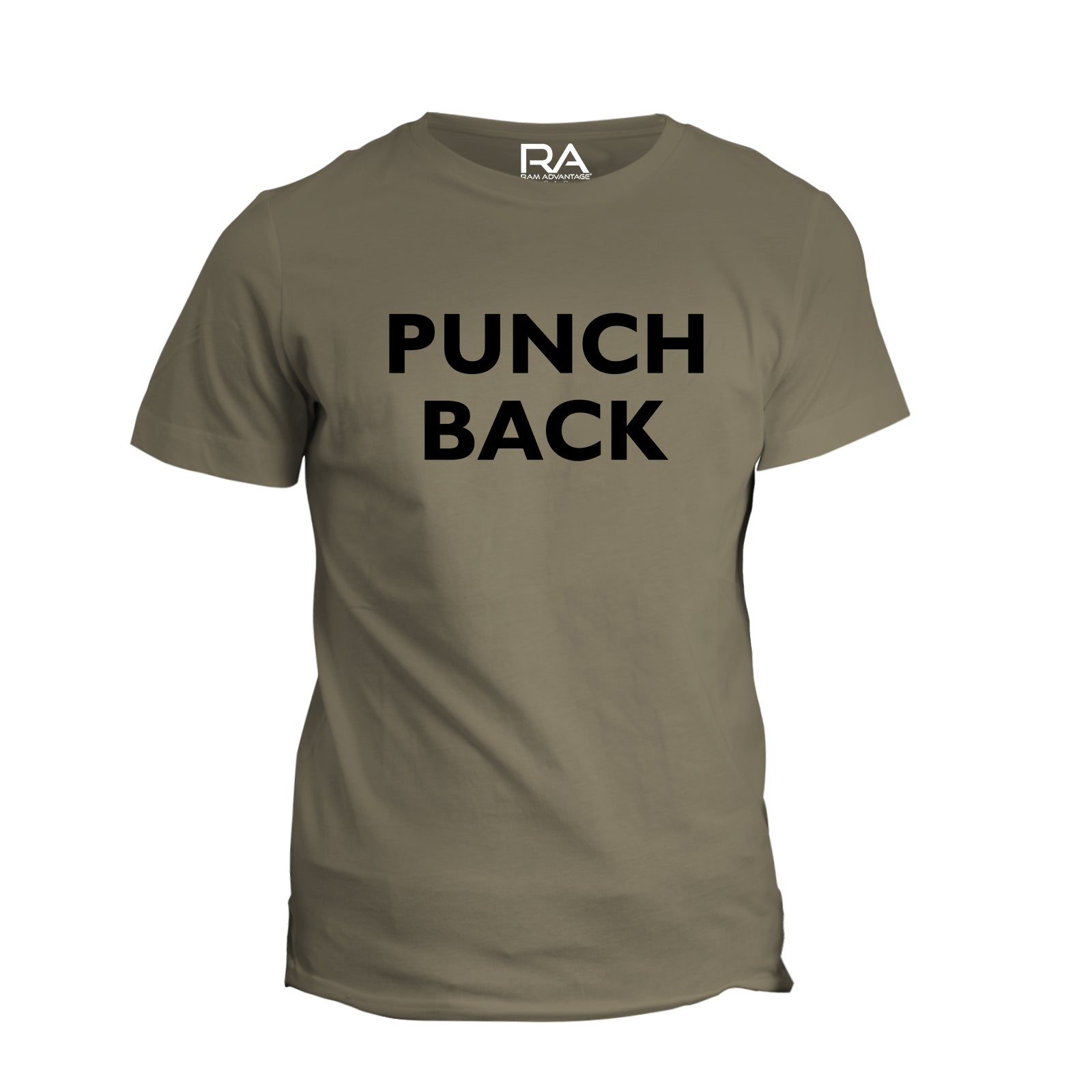 PUNCH BACK T-SHIRT MILITARY GREEN