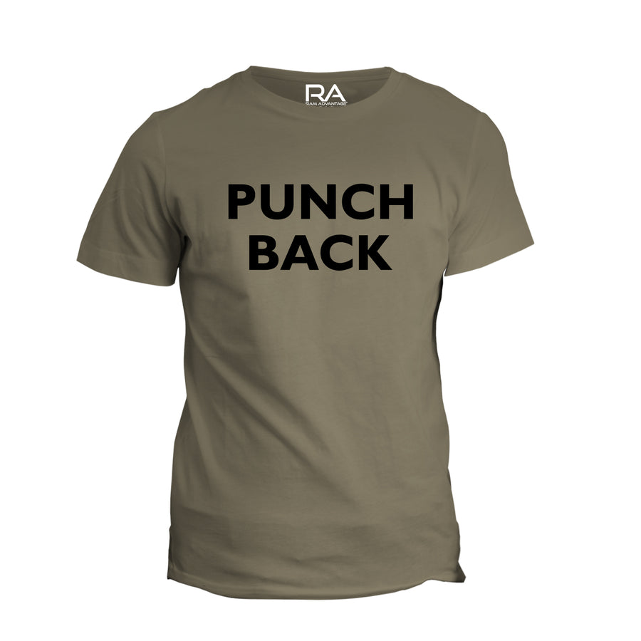 PUNCH BACK T-SHIRT MILITARY GREEN