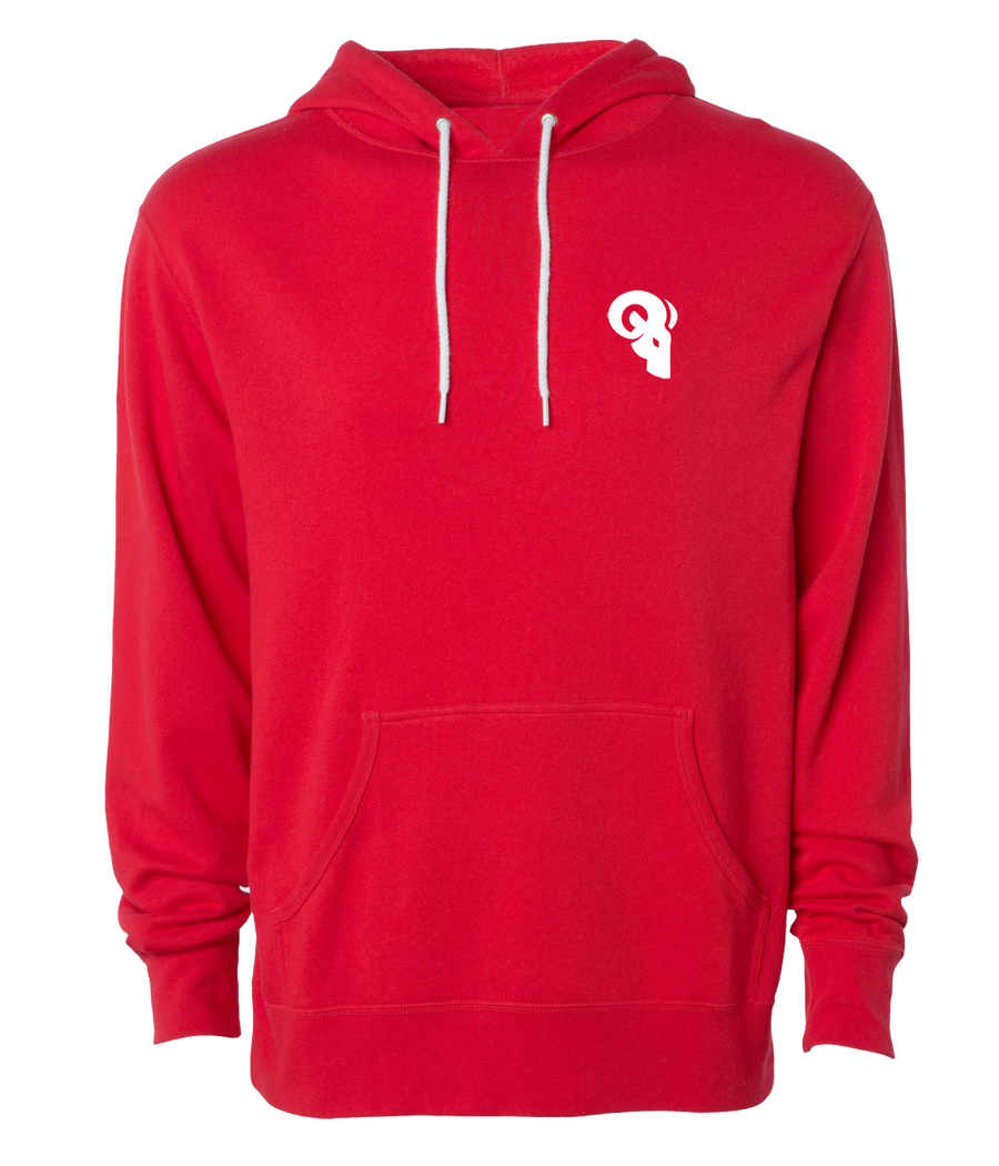 Red Lightweight Hoodie