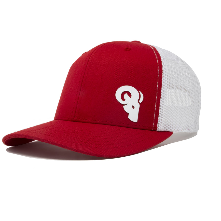 Sportsman Red White Trucker / Snapback