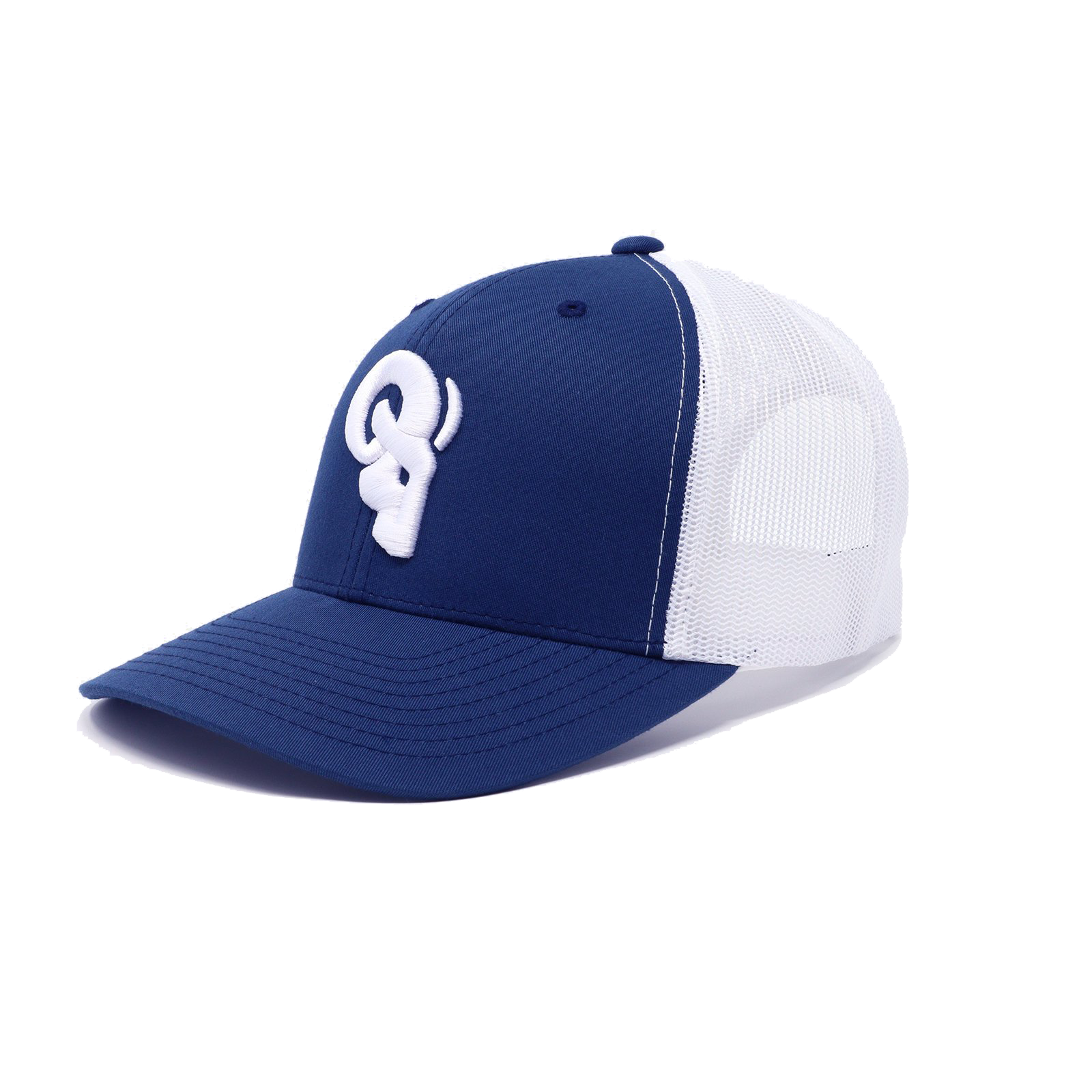 RAM Advantage® RAM Advantage® RAM ADVANTAGE premium ROYAL BLUE and WHITE 3D embroidered TRUCKER HAT