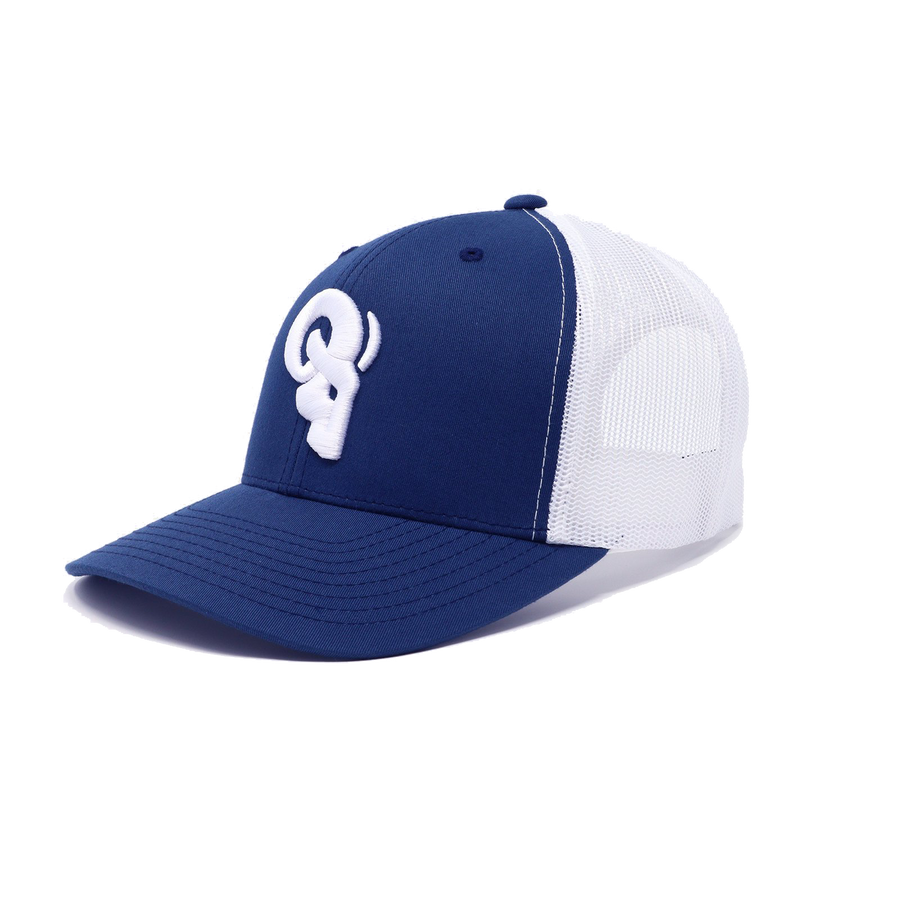 RAM Advantage® RAM Advantage® RAM ADVANTAGE premium ROYAL BLUE and WHITE 3D embroidered TRUCKER HAT