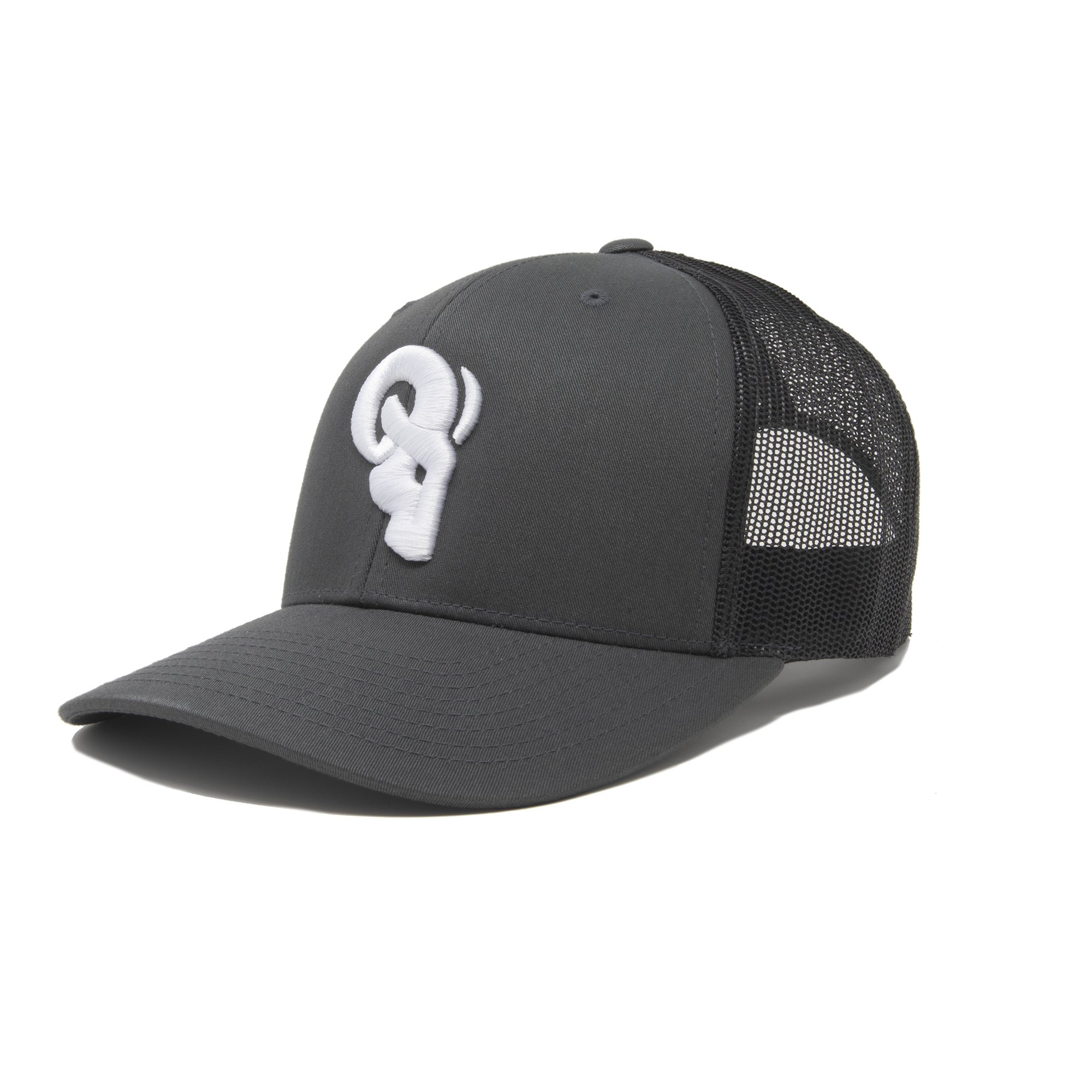 RAM ADVANTAGE® Trucker / Snapback hat is the perfect size for both men and women. Great for blocking the sun out of your eyes yet still keeping your head cool.