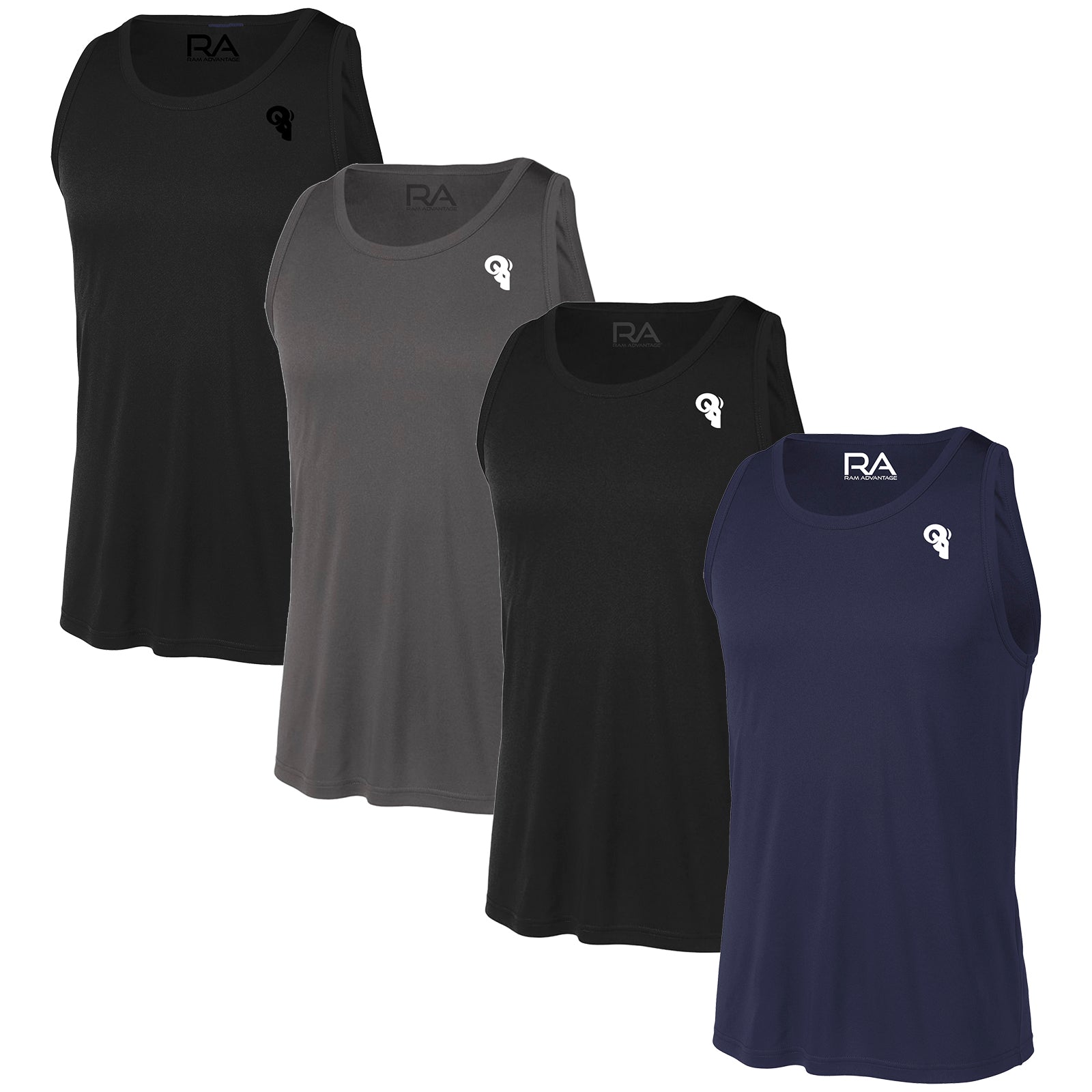 Men's Cross Training Sport Tank | 4-Pack