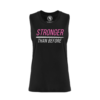 women's STRONGER THAN BEFORE muscle tank top