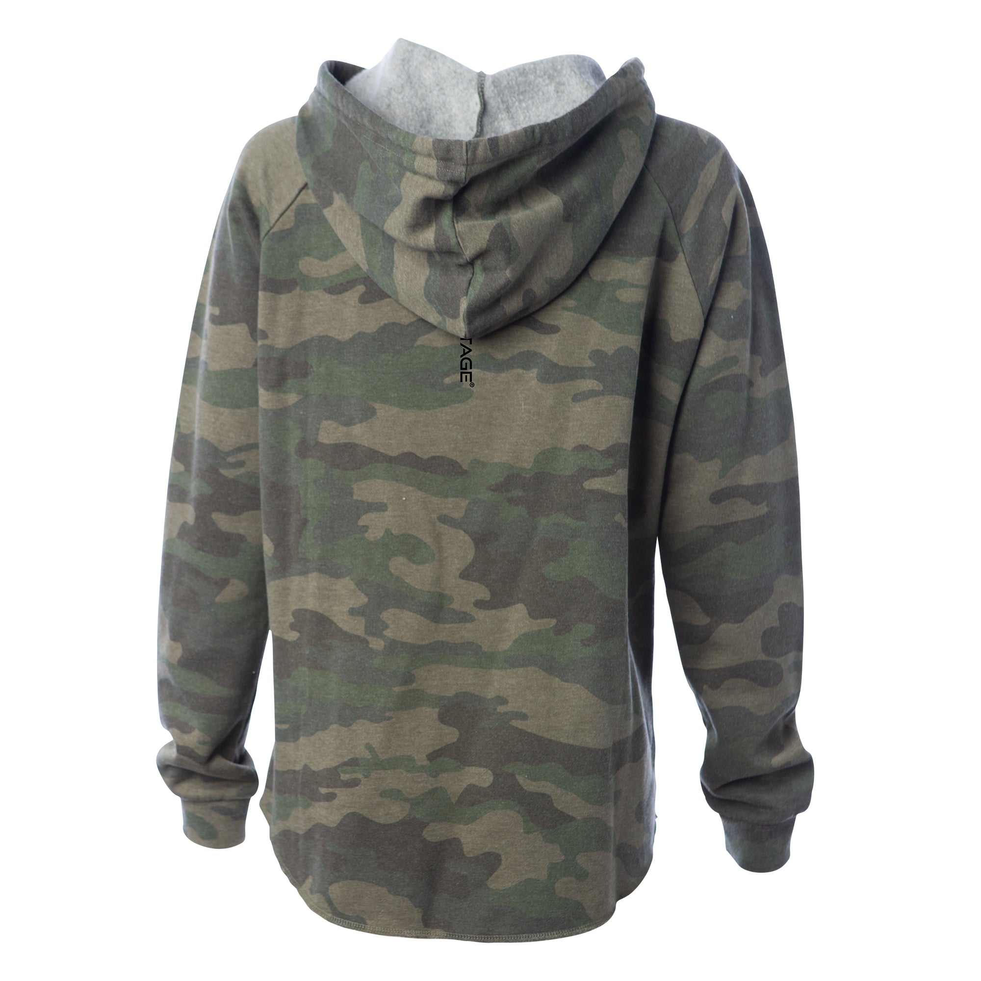 Women's Wave Wash Hoodie - Green Camo