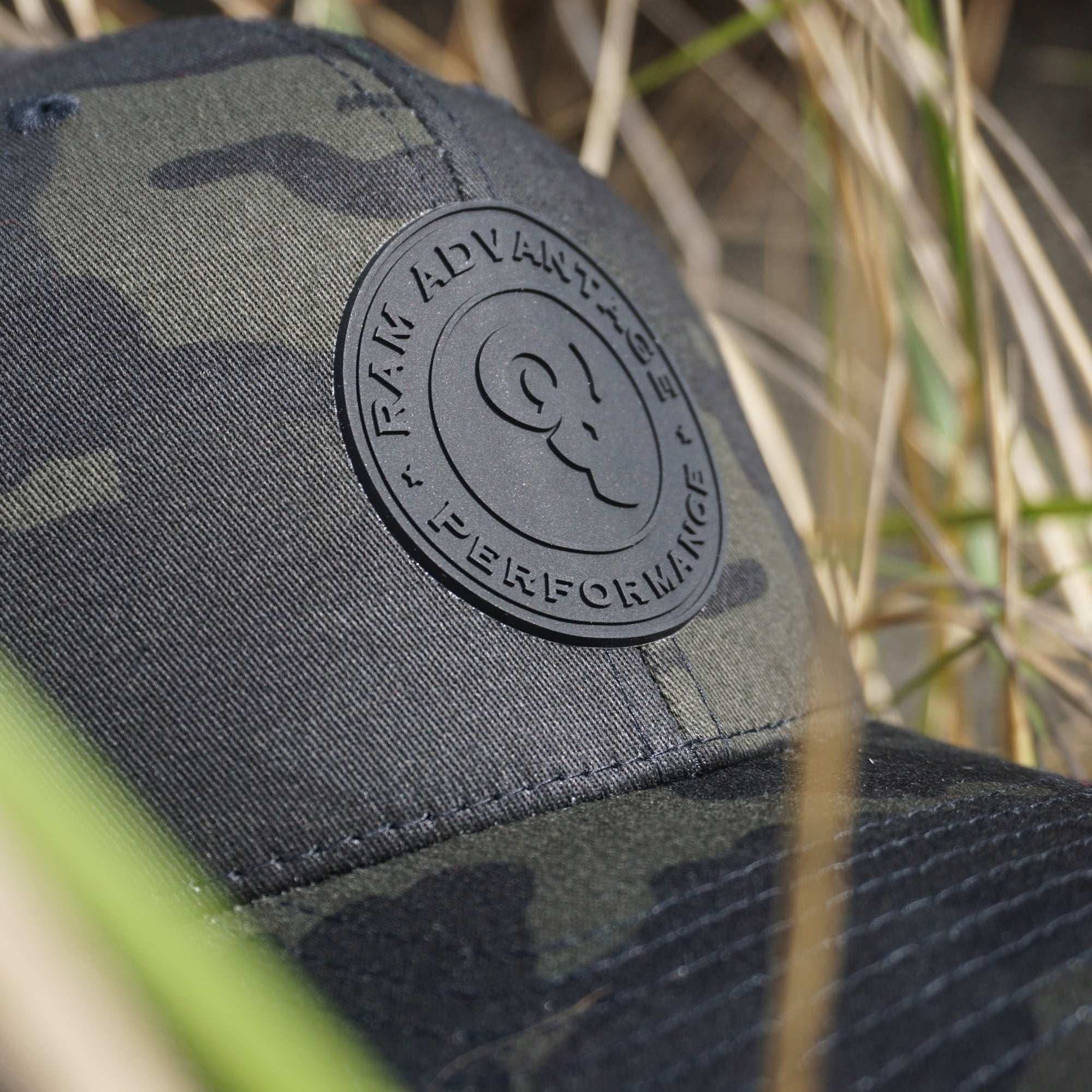 Black Camo Patch Trucker / Snapback