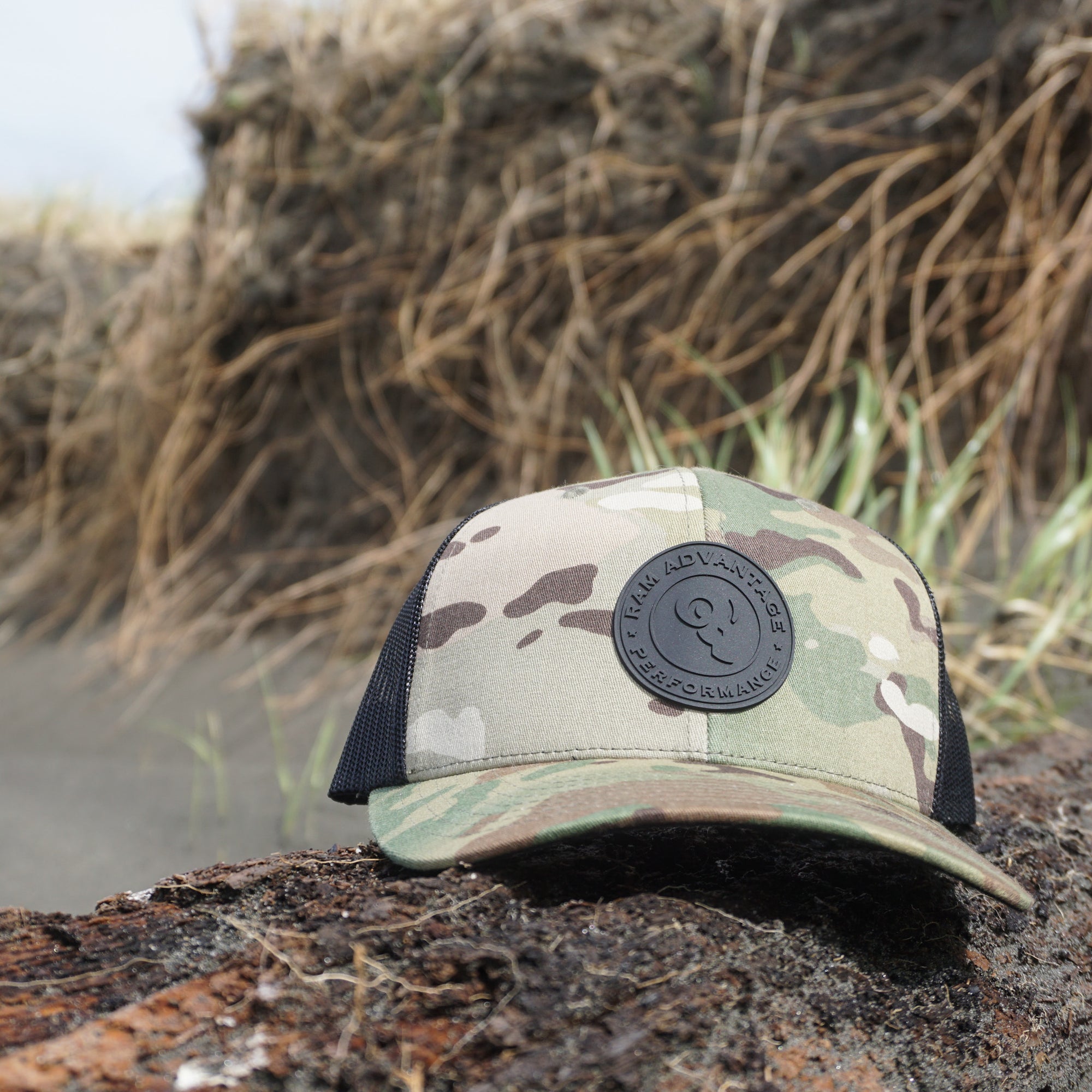 Green Camo Patch Trucker / Snapback