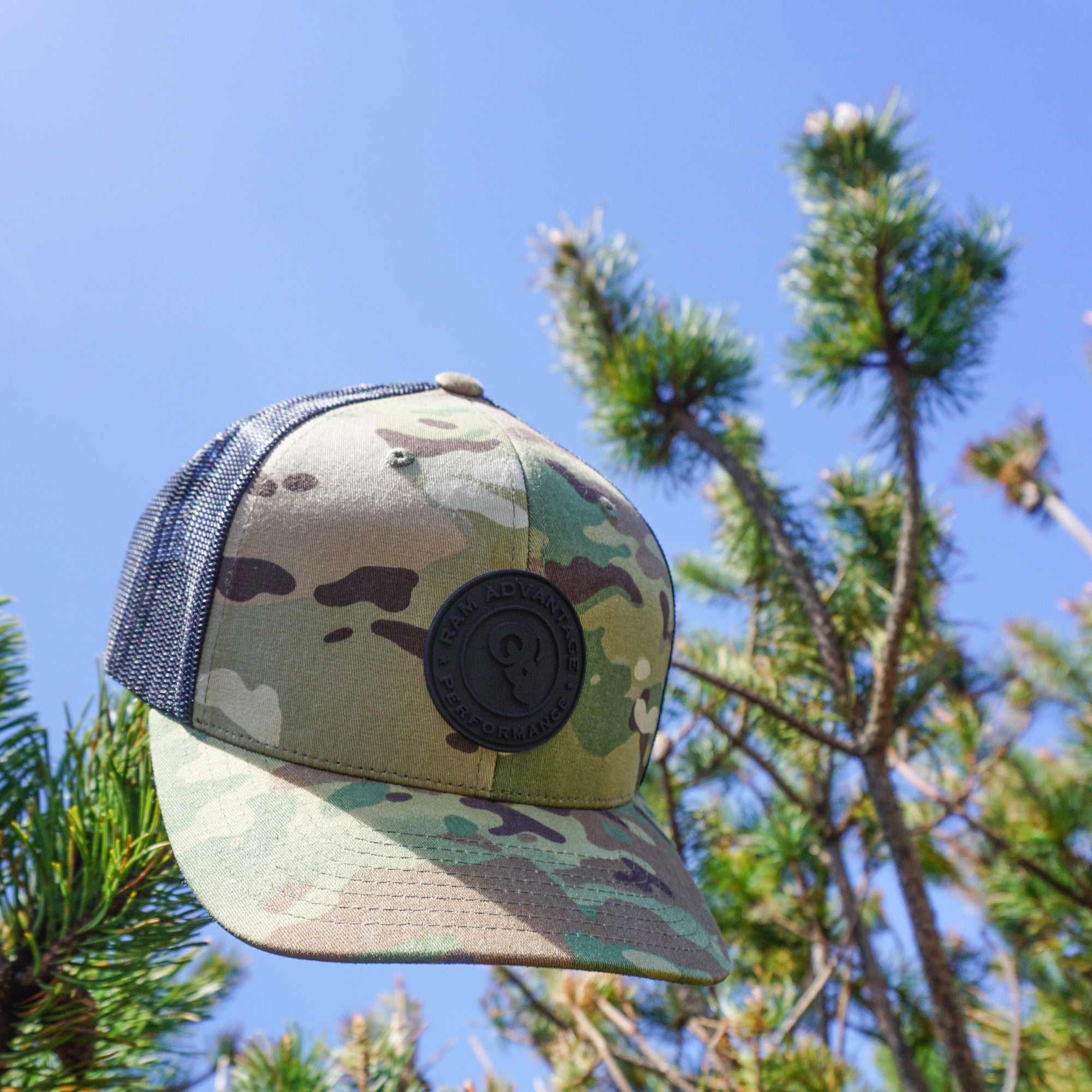 Green Camo Patch Trucker / Snapback