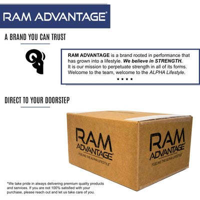 RAM ADVANTAGE premium ROYAL BLUE and WHITE 3D embroidered TRUCKER HAT
