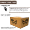 RAM ADVANTAGE premium COFFEE 3D embroidered TRUCKER HAT
