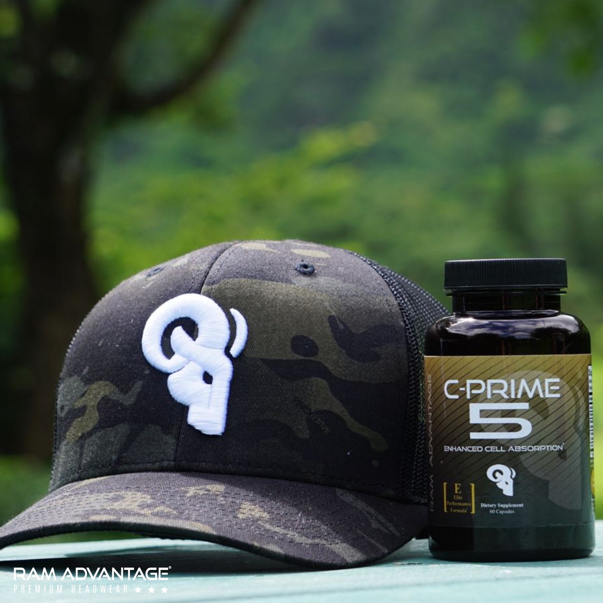 Black Camo Trucker / Snapback